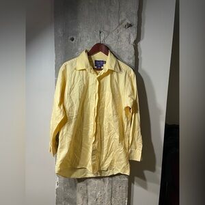 Hunt Club Light Yellow Cotton Shirt